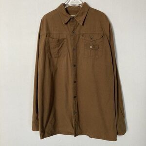 Lee Valley Ireland Mens XL Cotton Canvas Overshirt Chore Shirt Jacket Workwear‎